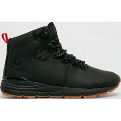 DC - Buty. Czarne buty trekkingowe męskie marki DC, z materiału, na sznurówki, outdoorowe. Za 579,90 zł.