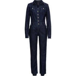 Kombinezony damskie: Kombinezon dżinsowy bonprix „raw denim”