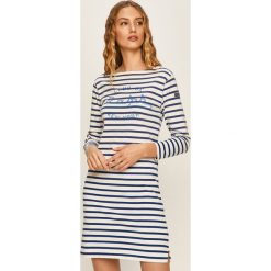 Polo Ralph Lauren - Sukienka. Białe sukienki damskie Polo Ralph Lauren, na co dzień, s, z nadrukiem, z bawełny, casualowe, polo, z długim rękawem, długie, mini, proste. W wyprzedaży za 539,90 zł.