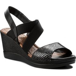 Sandały LASOCKI - 2066-08 Czarny. Czarne klapki damskie Lasocki, bez wzorów, ze skóry, bez obcasa, na obcasie. Za 139,99 zł.