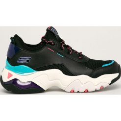 Skechers - Buty. Czarne buty sportowe damskie Skechers, ze skóry. W wyprzedaży za 249,90 zł.