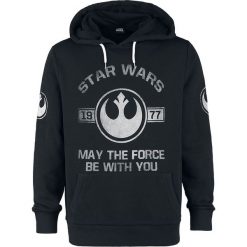 Star Wars 1977 - May The Force Be With You Bluza z kapturem odcienie szarego. Brązowe bluzy męskie rozpinane marki Black Premium by EMP, xxl, z kapturem. Za 164,90 zł.