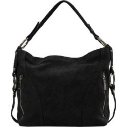 Torebki klasyczne damskie: Skórzana torebka „Kiara” w kolorze czarnym – 33 x 26 x 9 cm