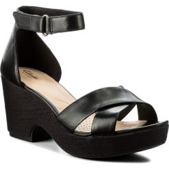 Rzymianki damskie: Sandały CLARKS – Maritsa Ruth 261317734 Black Leather