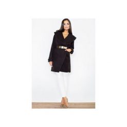 Płaszcz M407 Czarny. Czarne płaszcze damskie FIGL, m, bez wzorów, eleganckie. Za 219,00 zł.