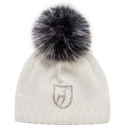 Czapka TONI SAILER BEANIE FUR. Białe czapki damskie Toni Sailer, bez wzorów, z wełny. Za 750,00 zł.