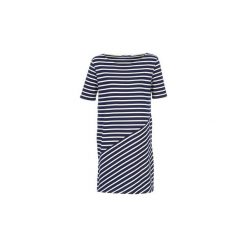 Sukienki krótkie Petit Bateau STIMINA. Niebieskie sukienki hiszpanki Petit Bateau, s, z krótkim rękawem, mini. Za 356,30 zł.
