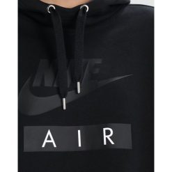 Bluzy rozpinane damskie: Nike Sportswear HOODIE AIR Bluza z kapturem black