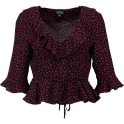Bluzki damskie: Topshop Petite PHEOBE LIPS Bluzka navy blue