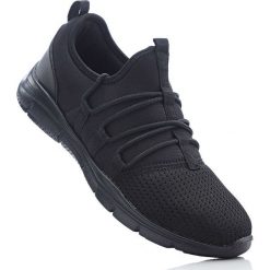 Sneakersy bonprix czarny. Buty sportowe damskie bonprix. Za 89,99 zł.