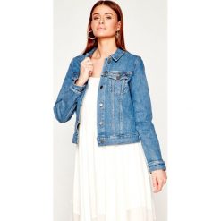 Kurtka jeansowa TOMMY HILFIGER Vienna WW0WW27832. Niebieskie kurtki damskie TOMMY HILFIGER, bez wzorów, z elastanu, bez kaptura. W wyprzedaży za 449,00 zł.