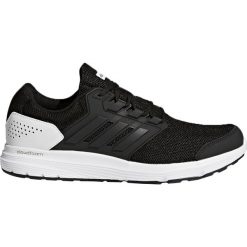 Buty adidas Galaxy 4 M Biało-Czarne. Czarne buty sportowe męskie Adidas, na wiosnę, z materiału, bez zapięcia, do biegania. Za 159,99 zł.