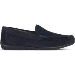 Geox Ascanio Mokasyny Niebieski. Niebieskie mokasyny męskie Geox, ze skóry. Za 376,95 zł.