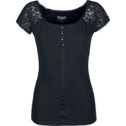 Bluzki asymetryczne: Black Premium by EMP Eternally Yours Koszulka damska czarny