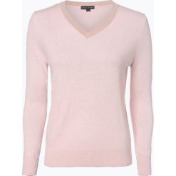 Franco Callegari - Sweter damski z dodatkiem wełny merino i alpaki, różowy. Czerwone swetry klasyczne damskie Franco Callegari, l, z wełny, z dekoltem w serek. Za 229,95 zł.