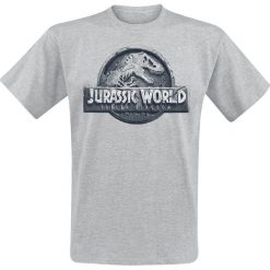 Jurassic Park Jurassic World - Fallen Kingdom T-Shirt odcienie szarego. Szare t-shirty męskie z nadrukiem Jurassic Park, l, z okrągłym kołnierzem. Za 54,90 zł.