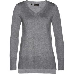 Swetry damskie: Sweter z kaszmirem bonprix szary melanż