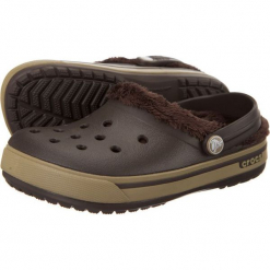 Buty dziecięce Crocband 2.5 Winter Clog espresso/khaki r. 24-26. Brązowe buciki niemowlęce Crocs. Za 99,64 zł.