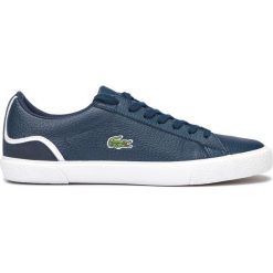 Lacoste Lerond Tenisówki Niebieski. Niebieskie trampki męskie Lacoste, bez wzorów, ze skóry, bez zapięcia. Za 430,95 zł.
