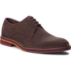 Półbuty TED BAKER - Zigee 9-17521 Brown. Brązowe derby męskie Ted Baker, z materiału. Za 849,00 zł.