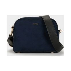 Parfois - Torebka. Niebieskie torebki klasyczne damskie Parfois, w paski, z poliesteru, casualowe, na ramię, średnie, bez dodatków. Za 79,90 zł.