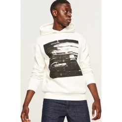 Bluza z kapturem - Kremowy. Białe bluzy męskie rozpinane marki Reserved, l, z kapturem. Za 119,99 zł.