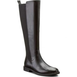 Oficerki VAGABOND - Amina 4203-301-20 Black. Czarne kozaki damskie Vagabond, ze skóry, przed kolano, na wysokim obcasie, na obcasie, bez zapięcia. Za 629,00 zł.