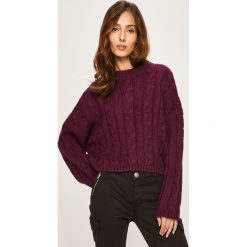 Answear - Sweter. Różowe swetry damskie ANSWEAR, s, bez wzorów, z elastanu, bez rękawów, bez kaptura. W wyprzedaży za 99,90 zł.