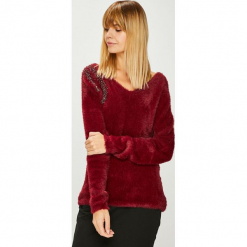 Morgan - Sweter. Brązowe swetry klasyczne damskie Morgan, l, z dzianiny. Za 239,90 zł.