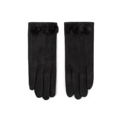 ACCCESSORIES 1w6-009-aw19. Czarne rękawiczki damskie ACCCESSORIES, bez wzorów, z poliesteru. Za 29,99 zł.