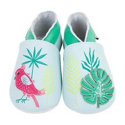 Buciki niemowlęce: Skórzane buty niemowlęce w kolorze miętowym