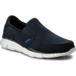 Półbuty SKECHERS - Persistent 51361/NVY Navy. Niebieskie półbuty męskie Skechers, z materiału, eleganckie. W wyprzedaży za 219,00 zł.