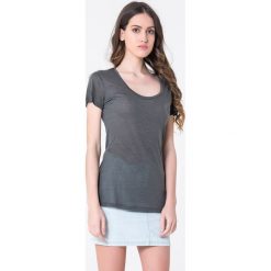 T-shirty damskie: T-shirt w kolorze szarym
