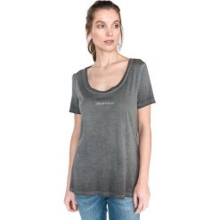 Guess Hashtag Koszulka Szary. Szare koszulki damskie Guess, xs, z nadrukiem, z bawełny, bez kołnierzyka. Za 163,95 zł.