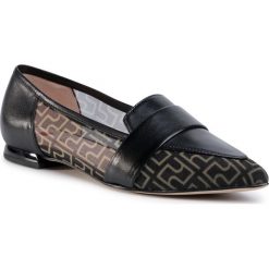 Lordsy HÖGL - 9-100040 Black 0100. Czarne półbuty damskie HÖGL, ze skóry, bez obcasa, na obcasie. Za 529,00 zł.