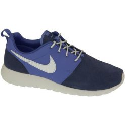 Nike Rosherun Premium 525234-401 44,5 Granatowe. Szare buty sportowe męskie marki Nike, ze skóry, bez zapięcia. W wyprzedaży za 289,99 zł.