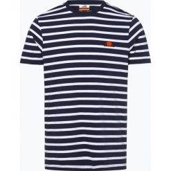 Ellesse - T-shirt męski, niebieski. Niebieskie t-shirty męskie marki Ellesse, s, w paski, z bawełny, bez kołnierzyka. Za 129,95 zł.