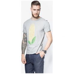 Confront Koszulka Corn , szary, rozmiar M. Szare koszulki męskie Confront, na lato, m, z aplikacjami, z materiału, klasyczne, z klasycznym kołnierzykiem, bez rękawów. W wyprzedaży za 34,99 zł.