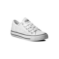 SPRANDI CP40-CZ17-1001. Białe trampki dziewczęce Sprandi, bez wzorów, z materiału, bez zapięcia. Za 59,99 zł.