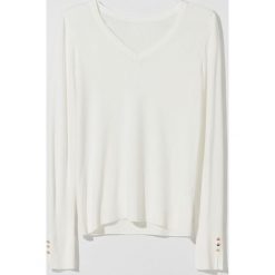 Wiskozowy sweter typu slim -. Swetry damskie Mohito, s, bez wzorów, z wiskozy, bez rękawów, bez kaptura. Za 59,99 zł.