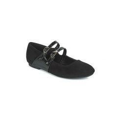 Baleriny Moony Mood JUYEA. Czarne baleriny damskie Moony Mood, bez wzorów, bez obcasa. Za 77,40 zł.