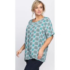 Miętowy T-shirt The Way Down. Zielone bluzki damskie Born2be, xl. Za 29,99 zł.
