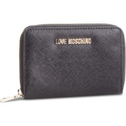 Duży Portfel Damski LOVE MOSCHINO - JC5558PP06LQ0000 Nero. Czarne portfele damskie marki Love Moschino, ze skóry ekologicznej. Za 329,00 zł.