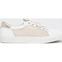 Caprice - Buty. Niebieskie buty sportowe damskie Caprice, bez wzorów, ze skóry, sportowe. W wyprzedaży za 199,90 zł.