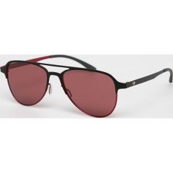Adidas Originals - Okulary AOM005. Czerwone okulary przeciwsłoneczne męskie adidas Originals, z materiału. W wyprzedaży za 249,90 zł.