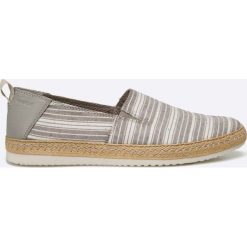 Geox - Espadryle. Szare espadryle męskie marki Geox, ze skóry. W wyprzedaży za 199,90 zł.