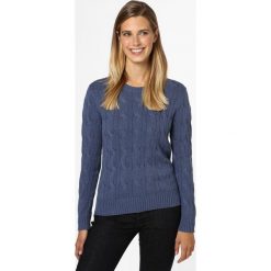 Marie Lund - Sweter damski, niebieski. Niebieskie swetry damskie Marie Lund, s, bez wzorów, z bawełny, klasyczne, bez rękawów, bez kaptura. Za 229,95 zł.