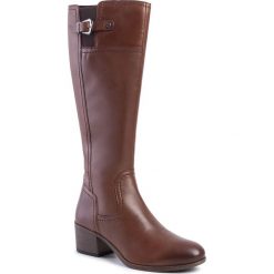 Kozaki MARCO TOZZI - 2-25500-33 Chestnut Antic 300. Pomarańczowe kozaki damskie Marco Tozzi, ze skóry, bez obcasa, bez zapięcia. W wyprzedaży za 319,00 zł.