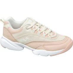 Sneakersy damskie Fila różowe. Różowe sneakersy damskie Fila, z gumy. Za 159,90 zł.