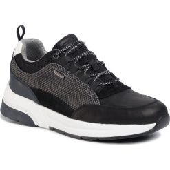 Sneakersy GEOX - U Rockson B Abx A U947WA 04314 C0017 Black/Grey. Czarne sneakersy męskie Geox, bez zapięcia. W wyprzedaży za 409,00 zł.